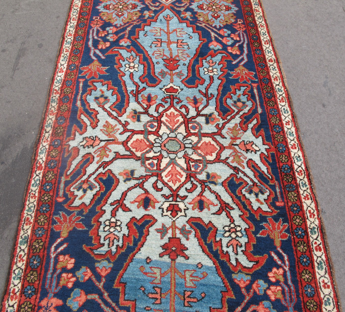 Long Persian Wool Runner 